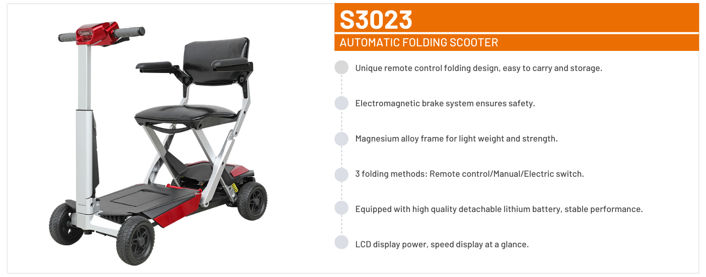 Solax S3023 Automatic folding scooter
