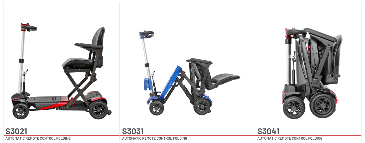 Solax S3021, S3031, S3041 Automatic folding scooter