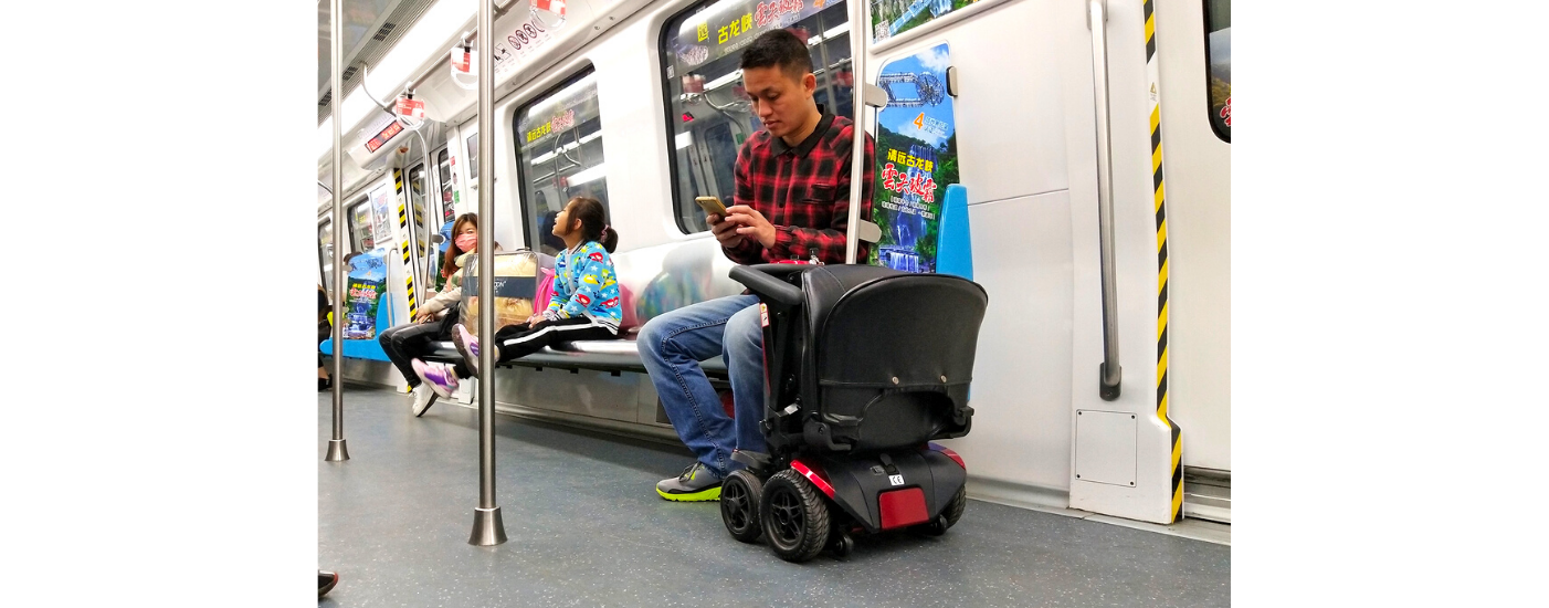 solax mobility scooters are perfect to storage or take inside trains